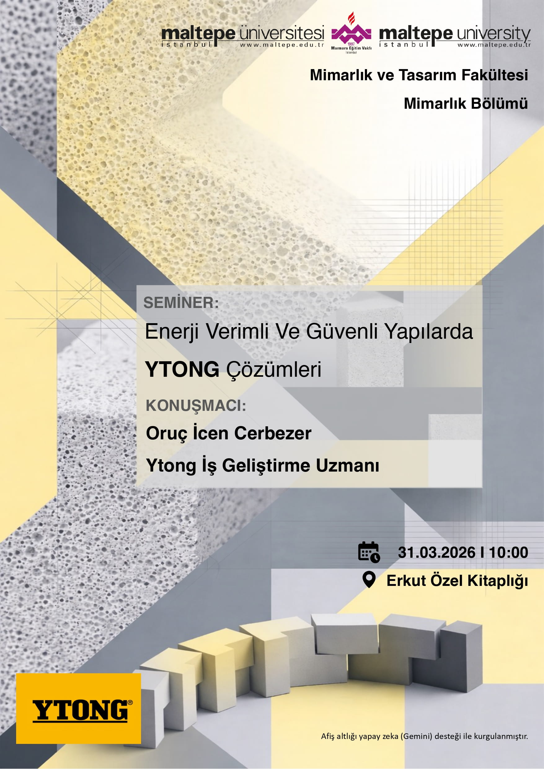 YTONG Solutions in Energy Efficient and Safe Buildings Seminar